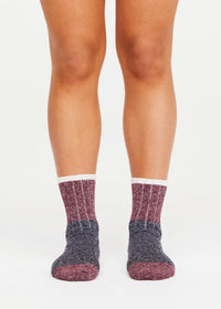Block Crew Sock - Navy. The Upside