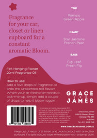 Bloom Collection - Turkish Fig & Pear Felt Air Freshener
