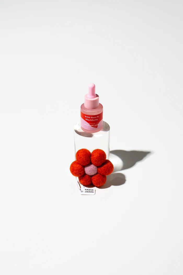 Bloom Collection - Wild Rose & Blackberry Felt Air Freshener