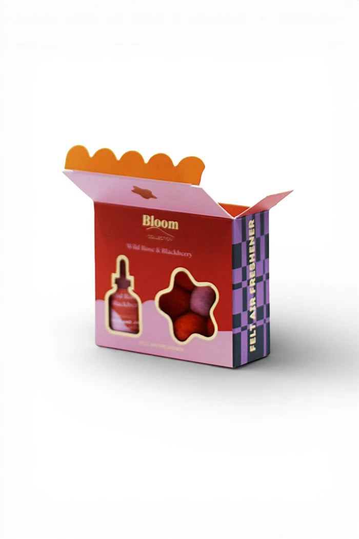 Bloom Collection - Wild Rose & Blackberry Felt Air Freshener