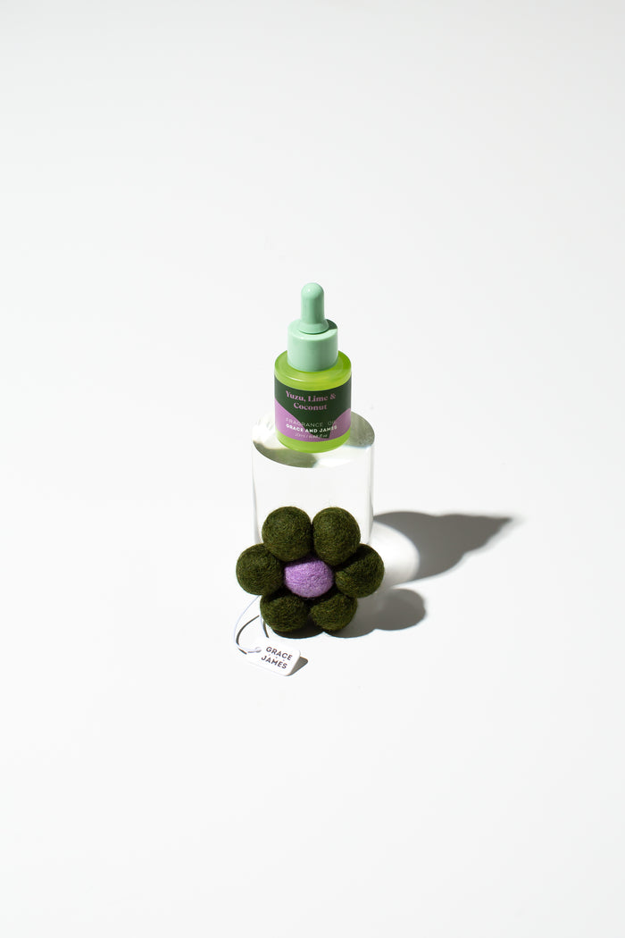 Bloom Collection - Yuzu, Lime & Coconut Felt Air Freshener