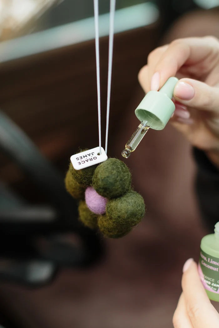 Bloom Collection - Yuzu, Lime & Coconut Felt Air Freshener