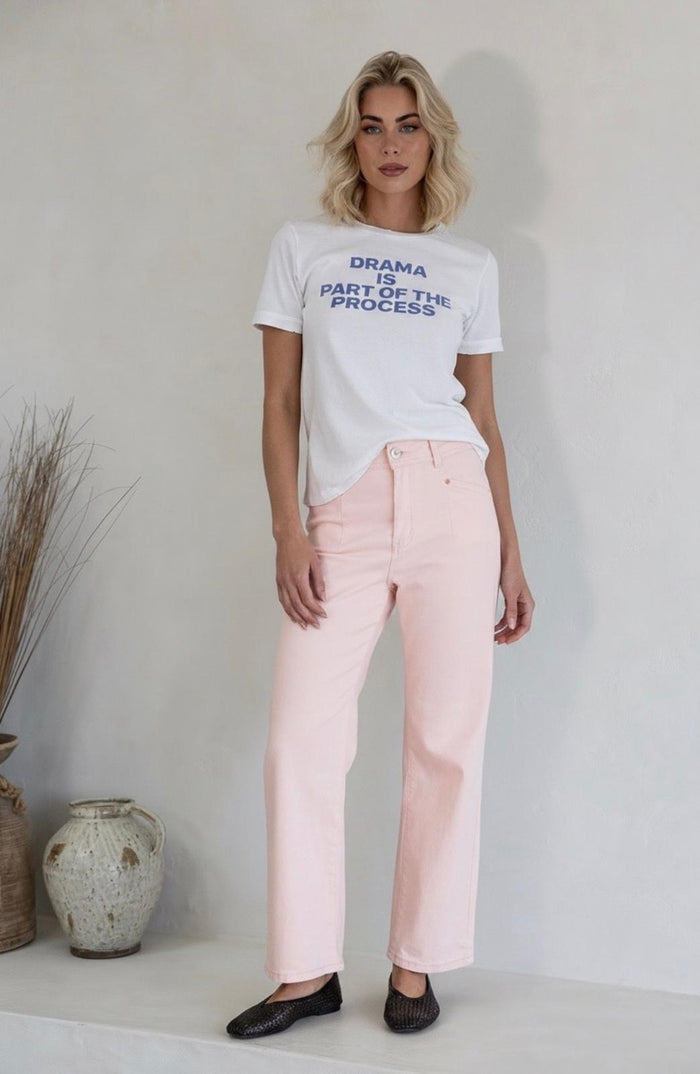Blush Front Pocket Jeans. Sare Store