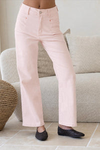 Blush Front Pocket Jeans. Sare Store