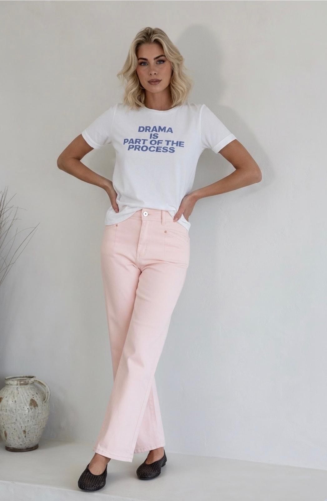Blush Front Pocket Jeans. Sare Store