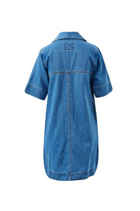 Bonnie Relaxed Shirt Dress - Fresh Indigo. Ceres Life