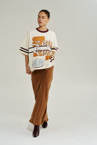 Bordeaux 55 Tee - Vintage White