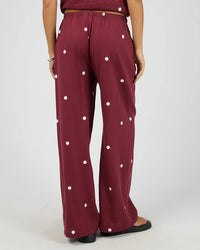 Bordeaux Pant - Cherry