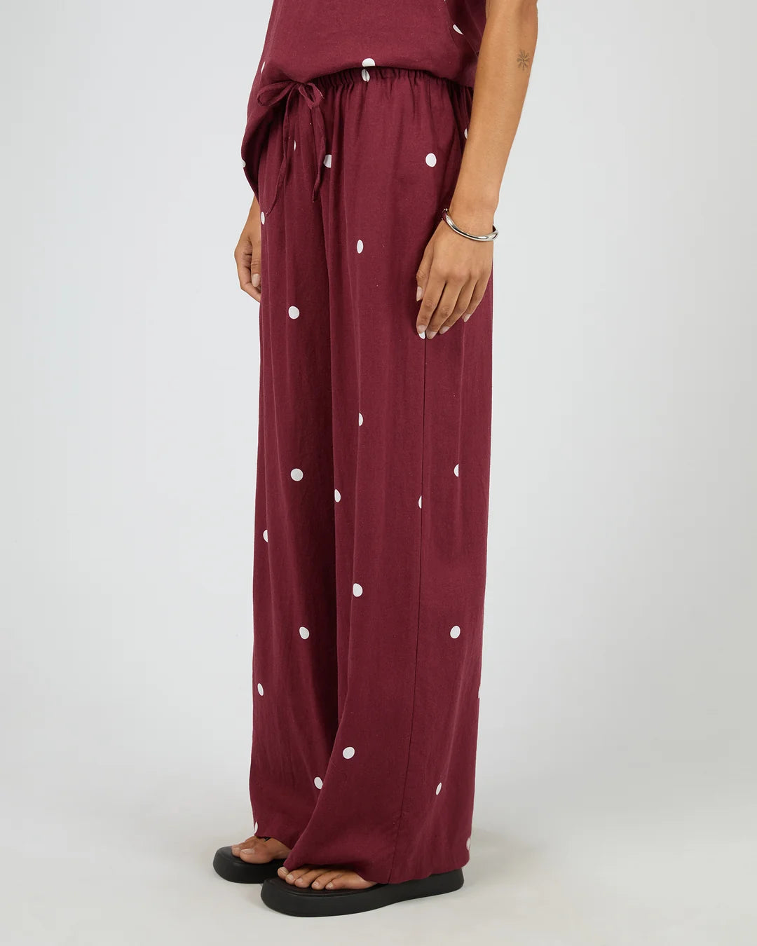 Bordeaux Pant - Cherry