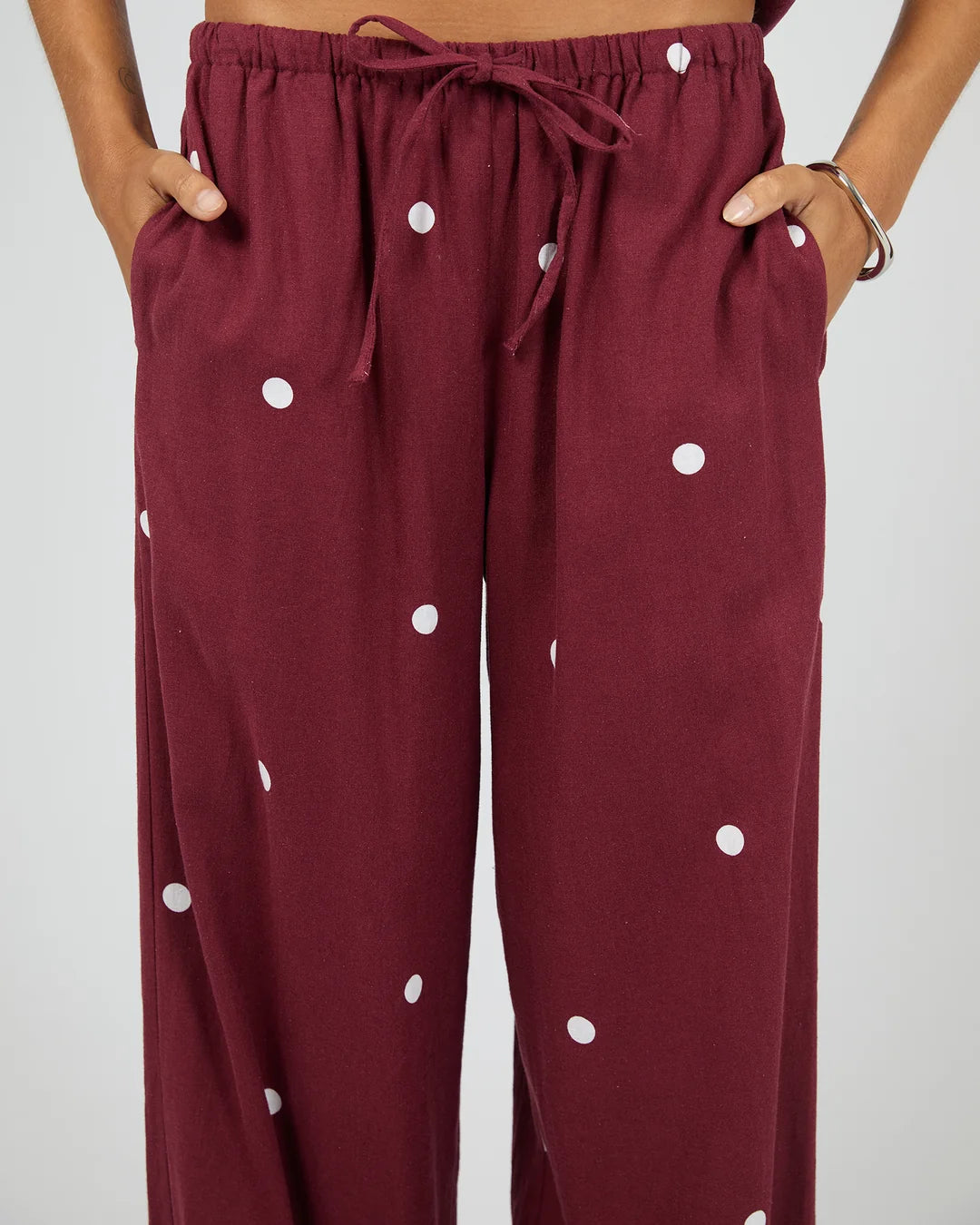 Bordeaux Pant - Cherry