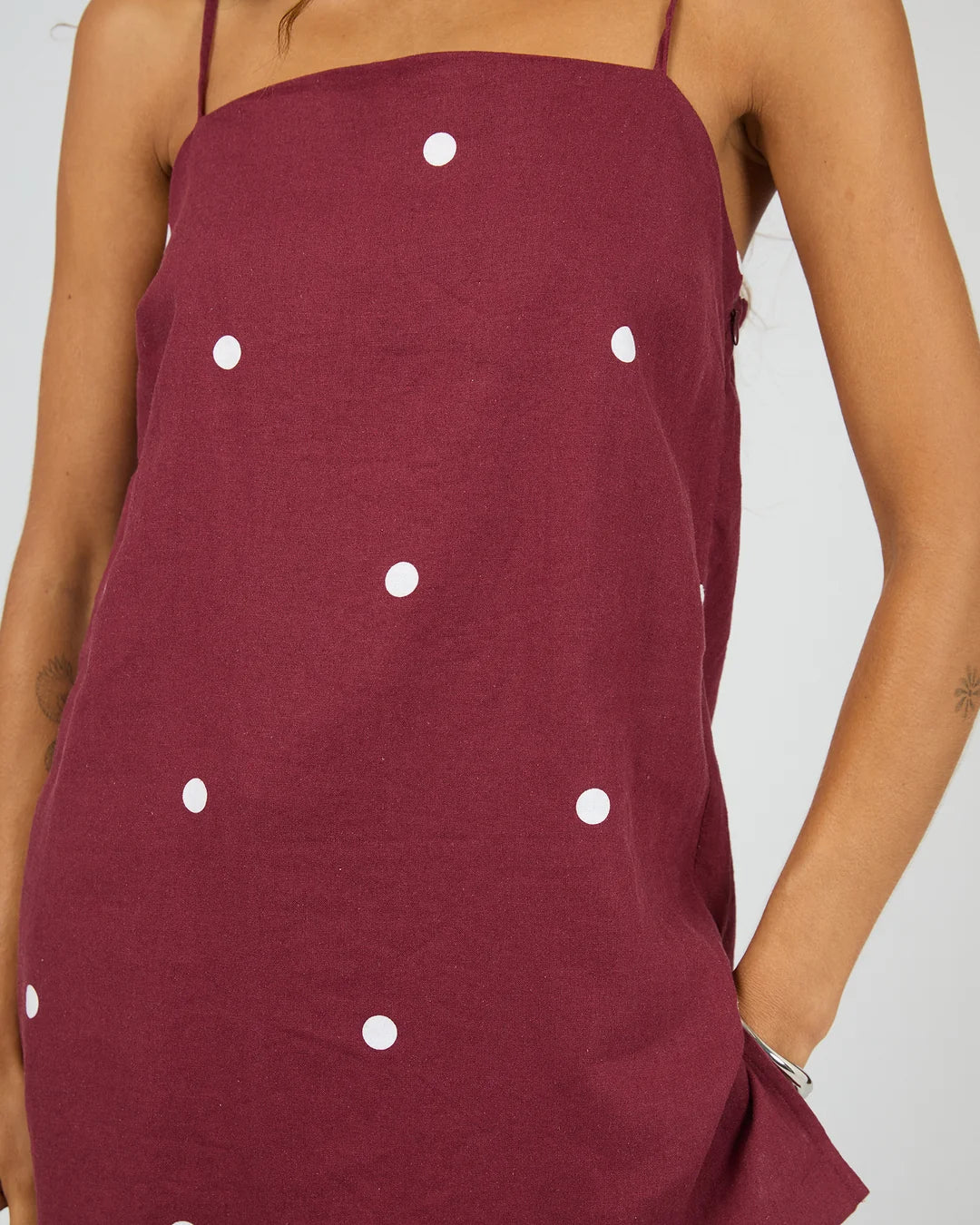 Bordeaux Tunic Top - Cherry