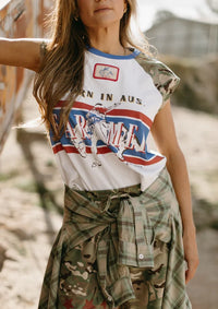 Born in Aus Raglan Tank