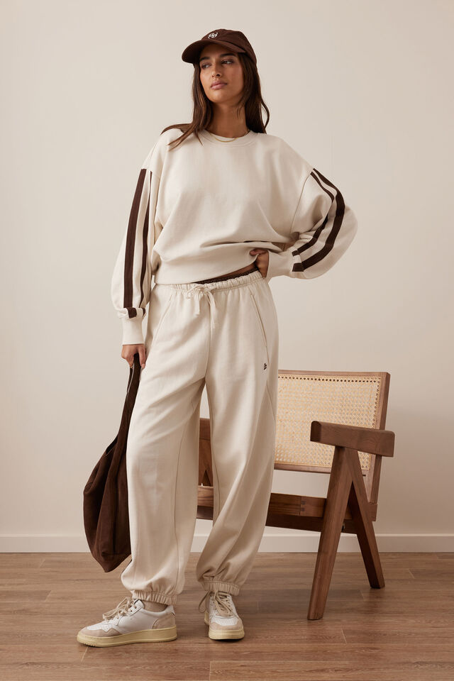 BOWIE BARREL LEG TRAC - BUFF CONTRAST CHOCOLATE BIND