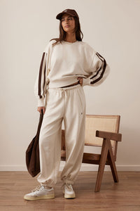 BOWIE BARREL LEG TRAC - BUFF CONTRAST CHOCOLATE BIND