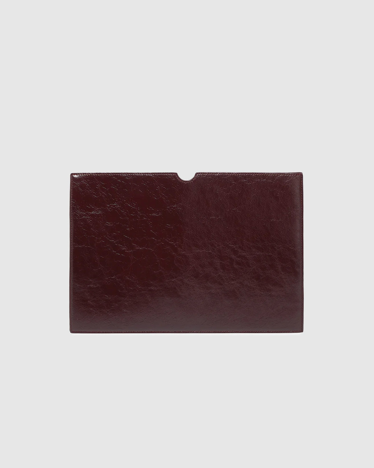 Brooke Laptop Slip - Burgundy Patent. Louenhide