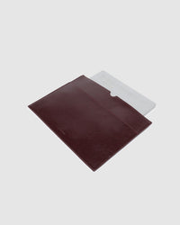 Brooke Laptop Slip - Burgundy Patent. Louenhide