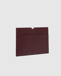 Brooke Laptop Slip - Burgundy Patent. Louenhide