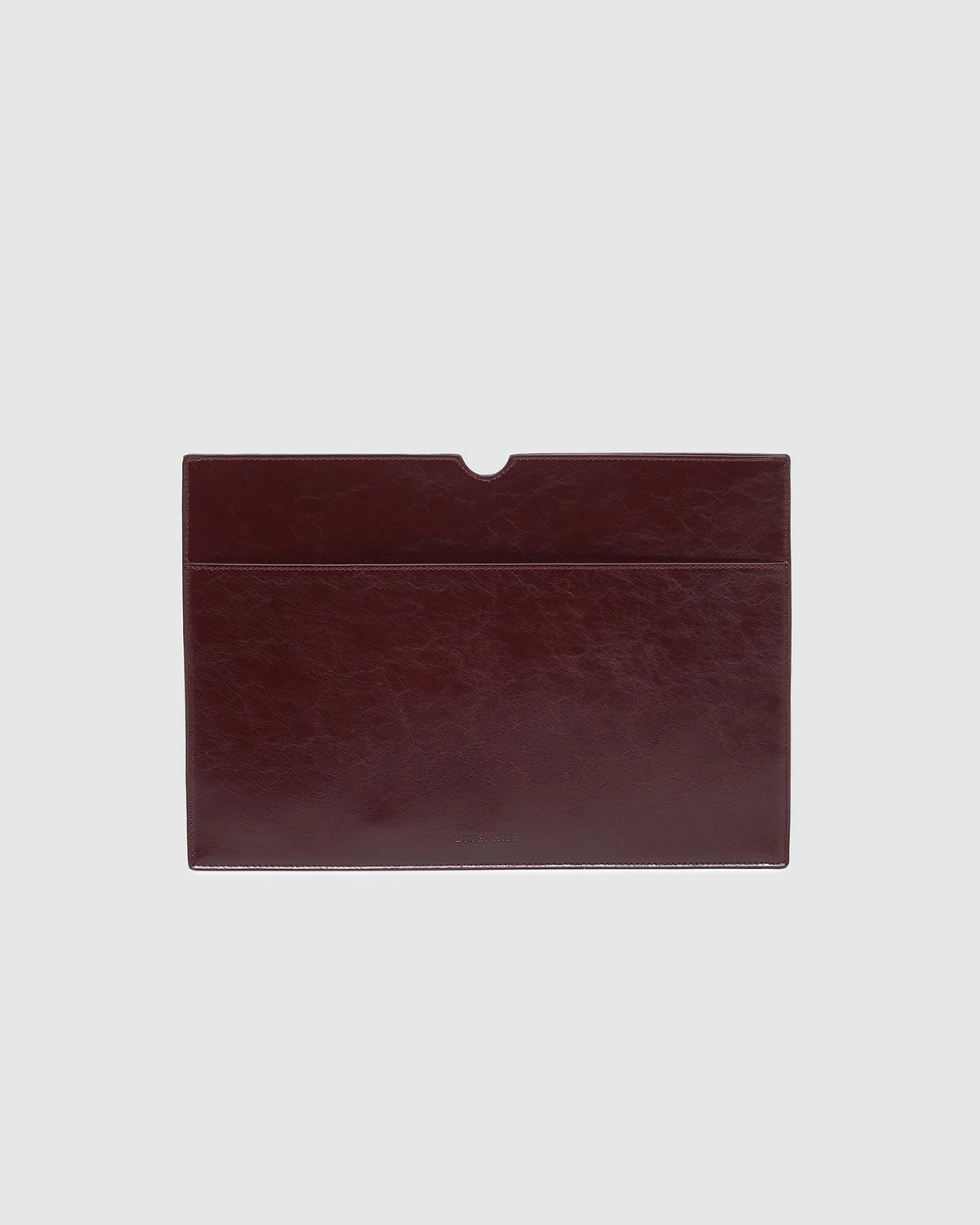 Brooke Laptop Slip - Burgundy Patent. Louenhide