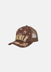 Brown Bandana Trucker