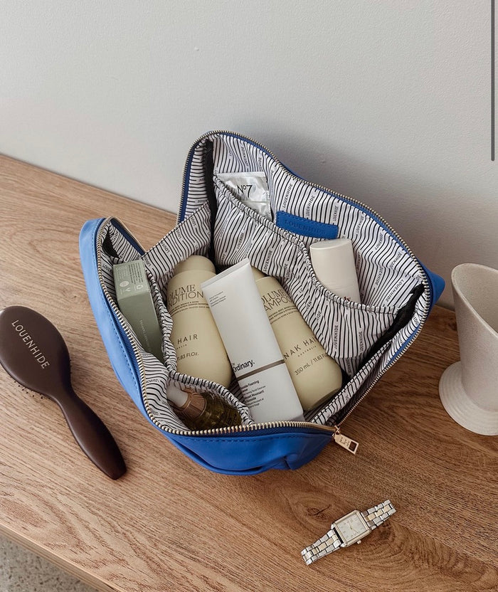 Vanessa Cosmetic Bag - Royal Blue