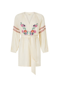Feliz Tunic Dress - Vintage Cream