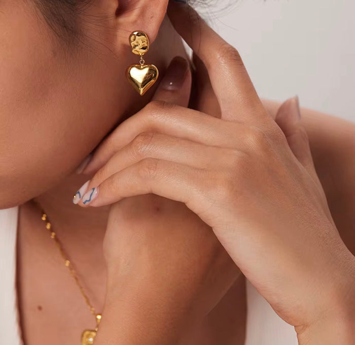 Heart of Gold Earrings