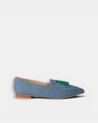 Luna Sole Palace - Cobalt/Emerald Suede