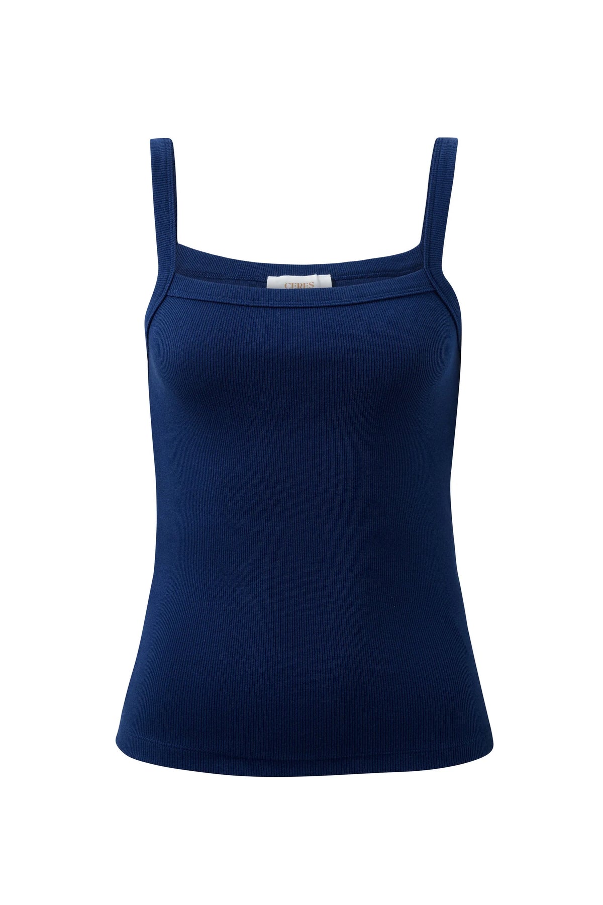 Sophie Rib Singlet - Prussian Blue