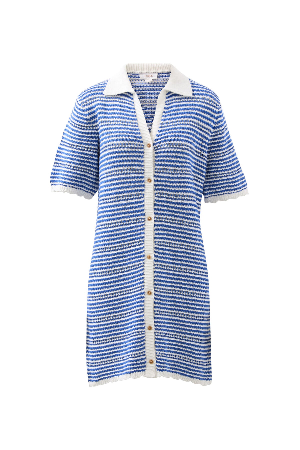 Nala Stripe Mini Dress - Summer Blue Stripe