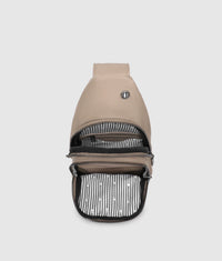 Boyd Nylon Sling Bag - Mocha