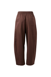 Bella Barrel Pant - Brunette