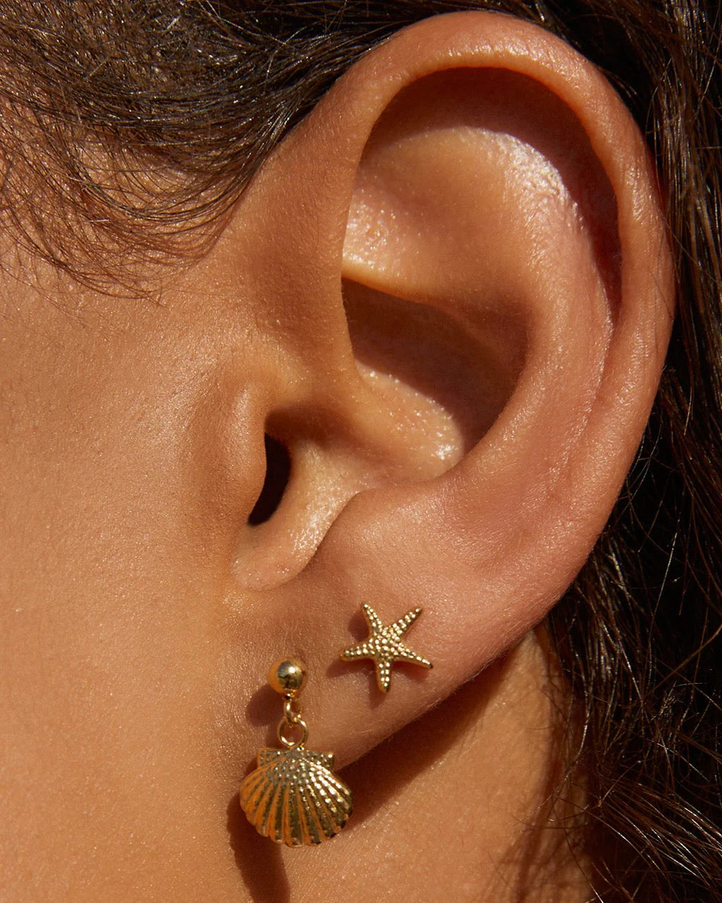 Venus Gold Earrings