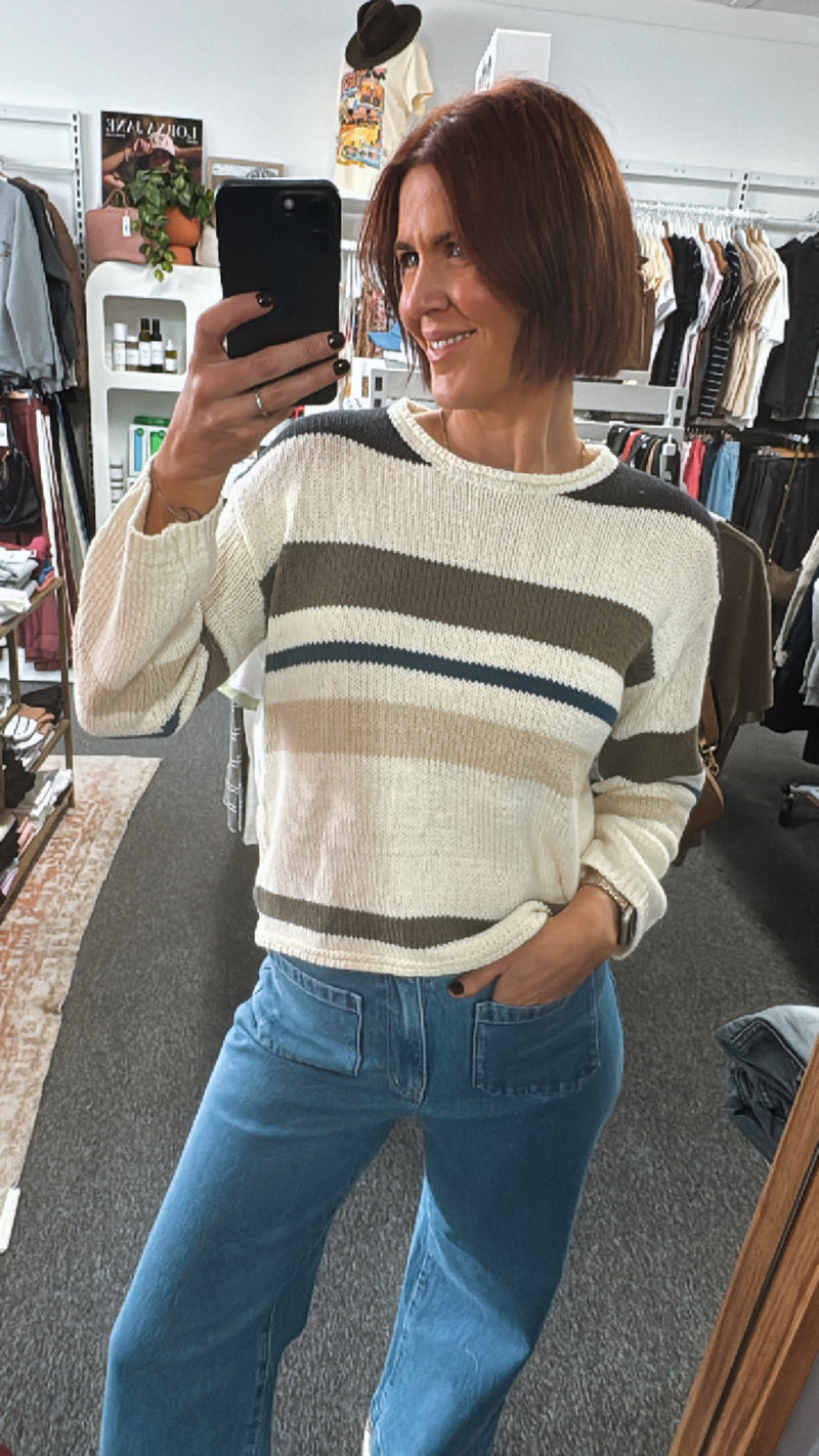 Stripe Raya Jumper