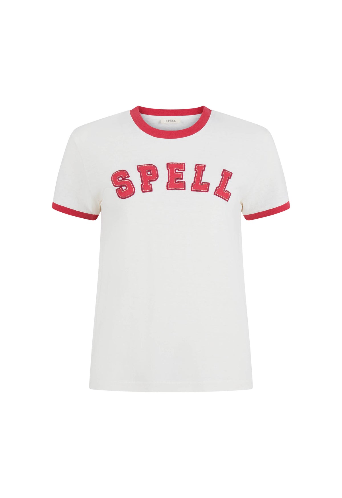 Roomie Shrunken Sports Tee - Sand Cream