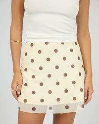 Cali Mini Skirt - Yellow