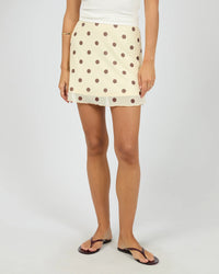 Cali Mini Skirt - Yellow