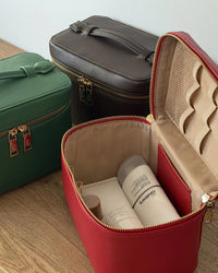 Camden Cosmetic Case - Chocolate