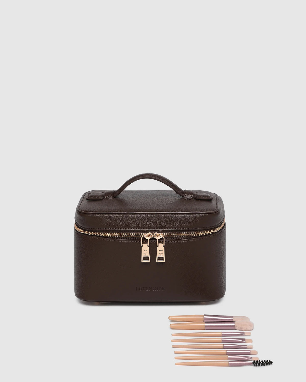 Camden Cosmetic Case - Chocolate