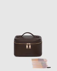 Camden Cosmetic Case - Chocolate