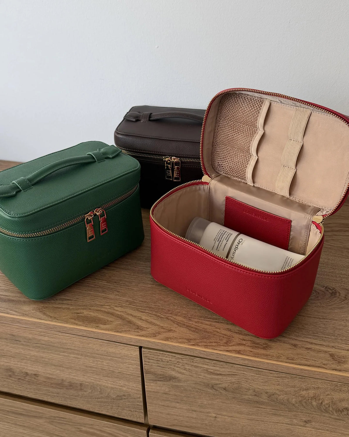 Camden Cosmetic Case - Green