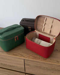 Camden Cosmetic Case - Green