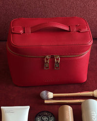 Camden Cosmetic Case - Red