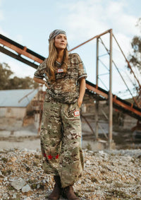 Camo Jersey Track Pant
