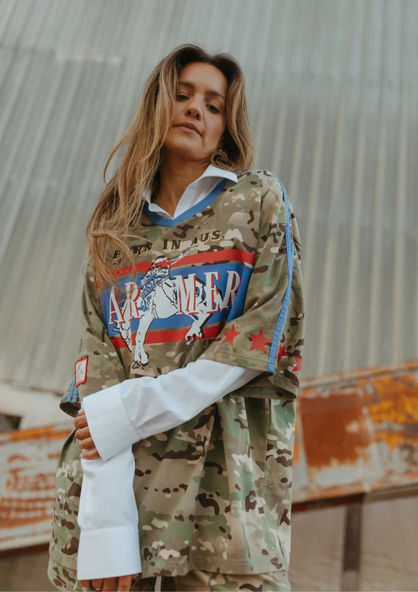 Camo born in Aus Vee