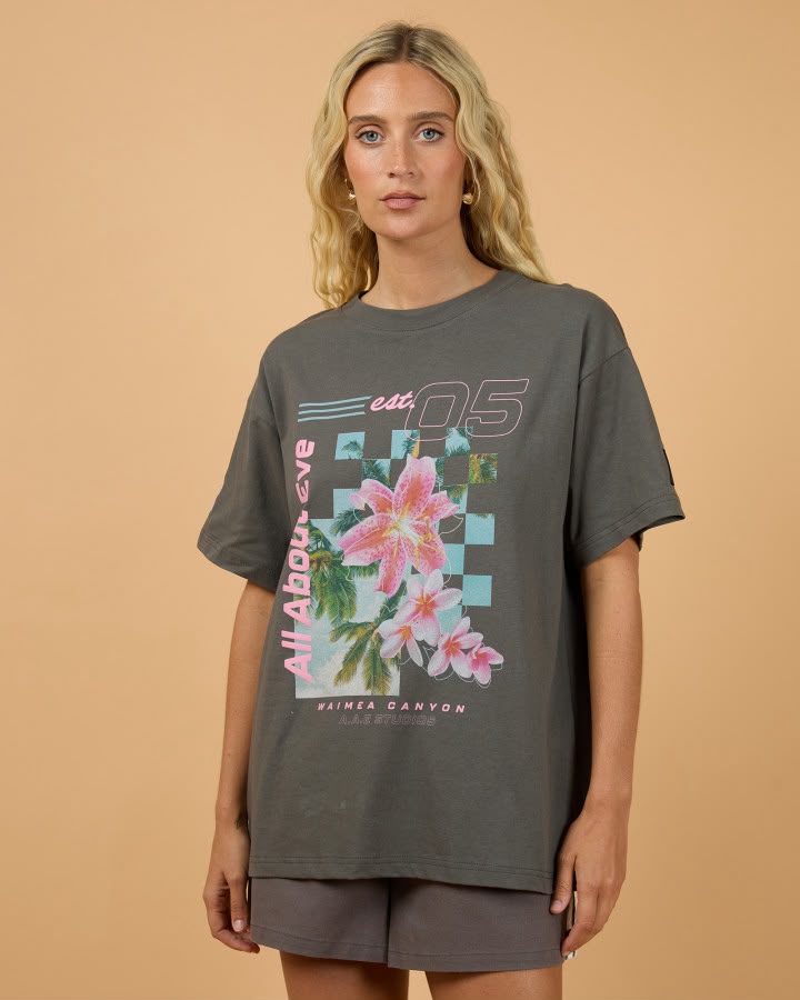 Canyon Relaxed Tee - Char. All About Eve