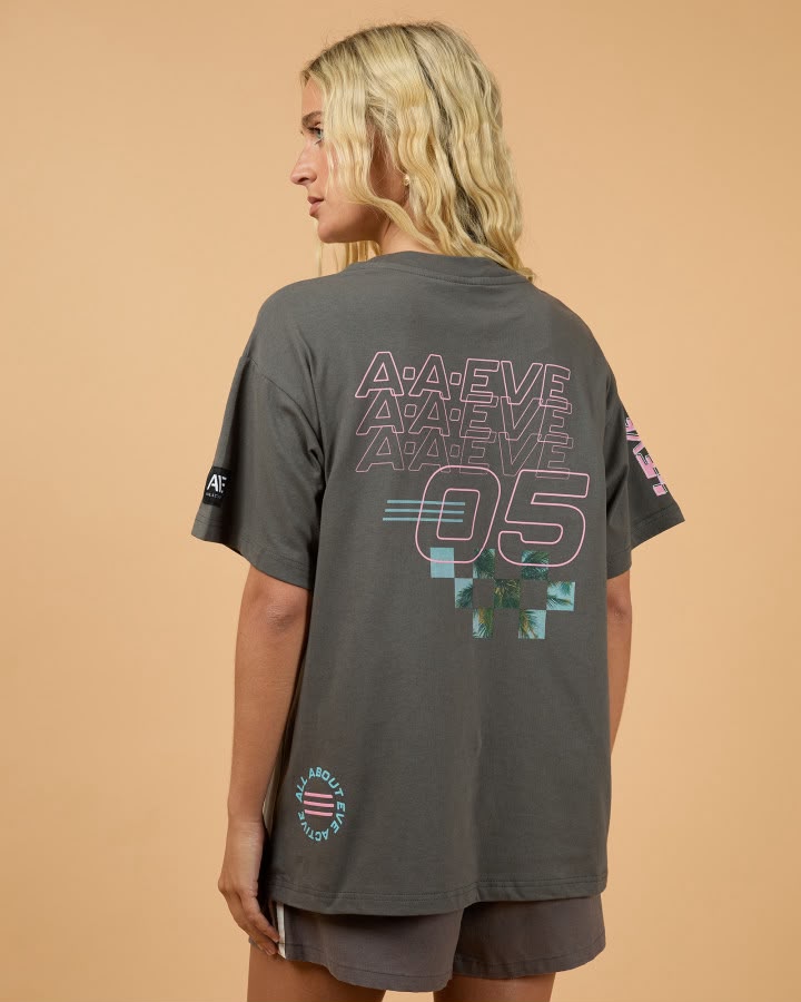 Canyon Relaxed Tee - Char. All About Eve