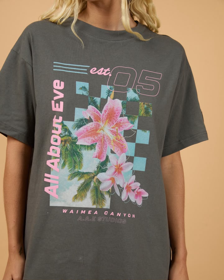 Canyon Relaxed Tee - Char. All About Eve