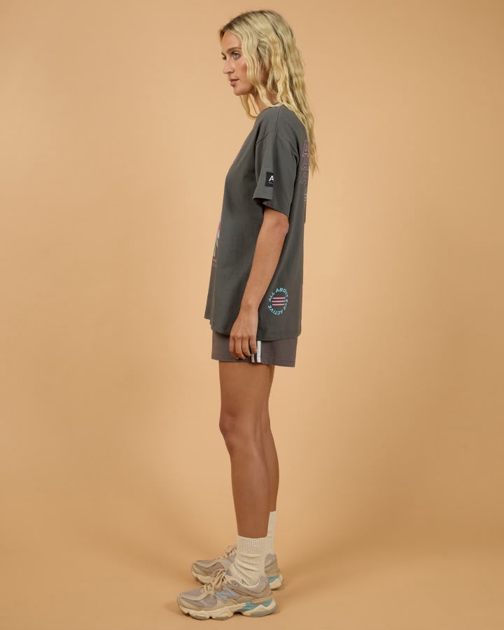 Canyon Relaxed Tee - Char. All About Eve
