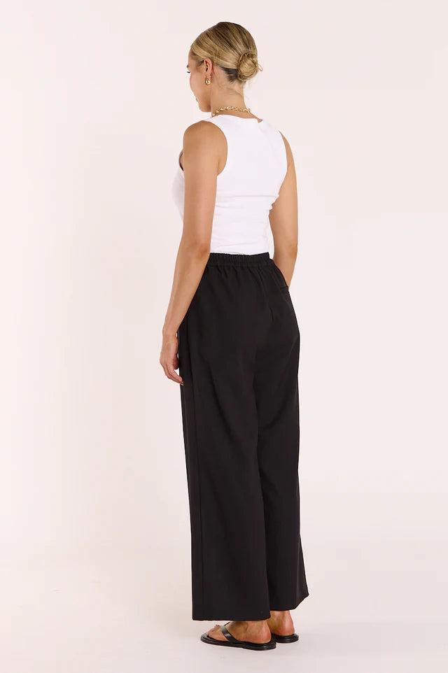 Carmen Cropped Pant - Black. Feather and Noise