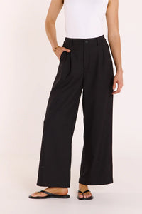 Carmen Cropped Pant - Black. Feather and Noise
